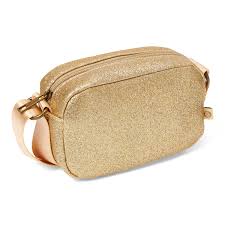 sparkle bag zaza bag dark gold le