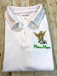 Tinkerbell Embroidered Polo Shirt