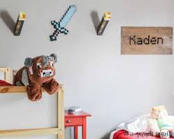 create a simple minecraft bedroom