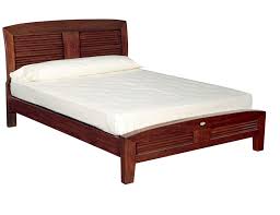 Queen Size Bed Rosewood Finish 160 Cm