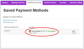 Check spelling or type a new query. Autopay Change Or Update Payment Method