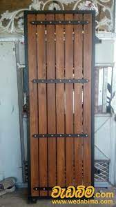 steel and wooden gates in sri lanka