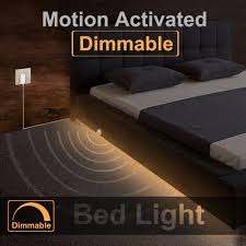 Dimmable Bed Light With Motion Sensor Night Light Strip