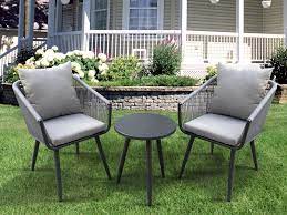 3 Piece Woven Patio Conversation Set