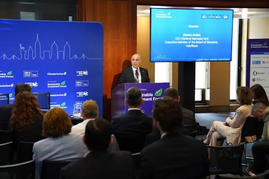 Genel Müdürümüz Sayın Osman Arslan, New York İklim Haftası kapsamında düzenlenen Sustainable Investment Forum'da, uluslararası katılımcılara hitap ederek “The Role of Banks in Mobilizing Capital for Sustainable Finance” başlıklı konuşmasını ...