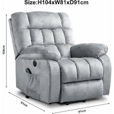 recliner armchair heated 8 point