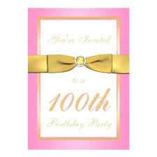100th Birthday Invitation Party Template Charming Invitations Nice