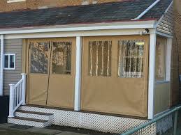 Porch Enclosure Drop Curtains With
