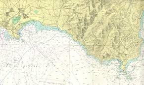 Nautical Charts Turned Into Wallpaper By