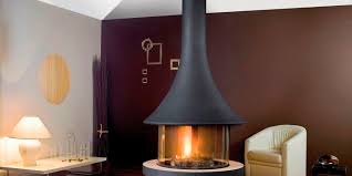 Gas Fireplace Stand Alone 75x65 Curve