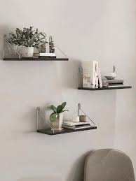 1pc Wall Mounted Shelf With Vertical