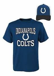 Details About Outerstuff Nfl Youth Boys Indianapolis Colts Hat Tee Set Size Medium 10 12