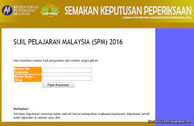Sijil pelajaran malaysia (spm) adalah merupakan peperiksaan utama kebangsaan yang ditadbirkan secara berpusat dan ditaksir pada penghujung pendidikan menengah. Semakan Keputusan Spm 2016 Sentiasa Panas
