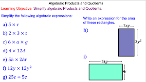 Simplifying Algebraic S