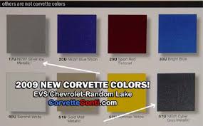 New Paint Chips Revealed For 2009