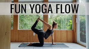 fun yoga flow interate 25 min