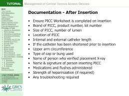 Ppt 4 Peripherally Inserted Central Catheter Picc