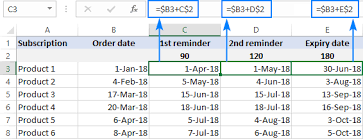 calculate days from before date in excel