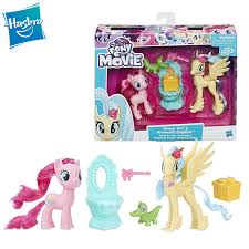 Songbird is a pegasus, and she has open wings with a flexible wire frame, so the wings can be bent into different positions. My Little Pony The Movie Princess Skystar Rarity Capper Dapperpaws Twilight Sparkle Songbird Serenade Festival Friends Set Toy Action Figures Aliexpress