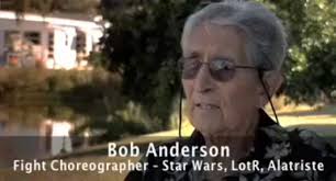 Bob Anderson, one of the world&#39;s top sword masters and fencing choreographer for such movies as Lord of the Rings, Highlander, Star Wars, Pirates of the ... - 2012-01-02-bobanderson
