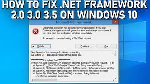 how to install or enable net framework