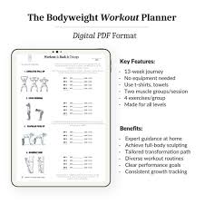 The Weight Home Workout Journal