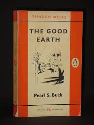 Original black leatherette hardcover binding with gold lettering & design, gilt top page ridge, purple ribbon marker. The Good Earth Penguin Book No 1423 By Pearl S Buck Very Good Paperback Printed Pages 311 1960 First Penguin Edition Tarrington Books