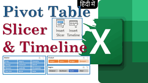 excel in hindi pivot table slicer