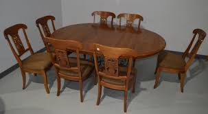 Home › simplistic dining table. Dining Table 7 Pineapple Back Chairs Live And Online Auctions On Hibid Com