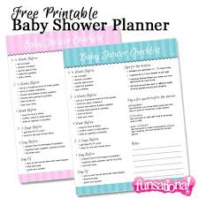 Itinerary For Baby Shower Template Indemo Co