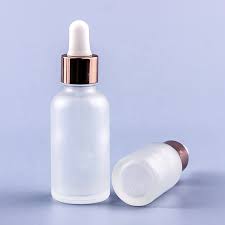 30ml Clear Frosted Glass Bottles With