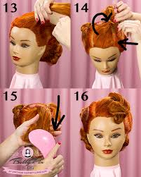 evening glamor 1940s hairstyle tutorial
