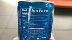 xs energy drink nutrition facts