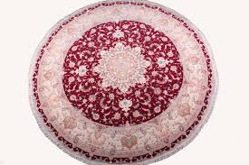 persian tabriz round carpet