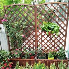 Wooden Plant Mesh Flower Stand Plant Rack