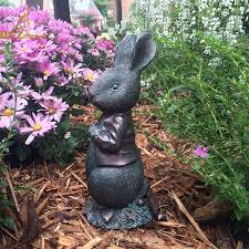 Peter Rabbit Bronze Garden Ornament