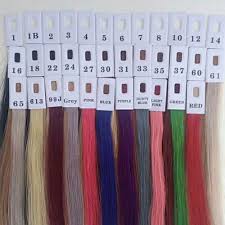 Us 25 99 35 Colors Human Hair Color Ring For All Kinds Of Hair Extensions Color Chart In Color Rings From Hair Extensions Wigs On Aliexpress