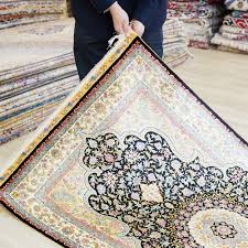 oriental handmade silk rug 3x5ft