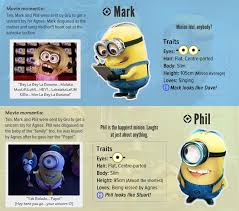 Infographic A Guide To The Minions In Despicable Me