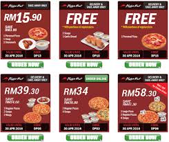 National deals and promotion, such as. Pizza Hut Malaysia Coupon Code Until 30 April 2016