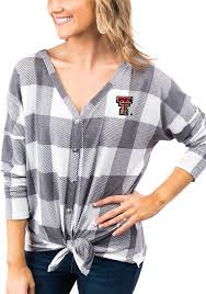 Gameday Couture Texas Tech Red Raiders Womens Check Your Facts Long Sleeve White Dress Shirt 7910485