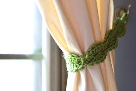free crochet pattern curtain tie back