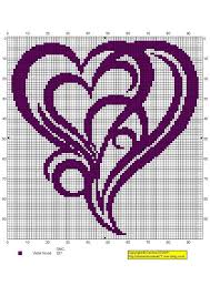 Several Heart Cross Stitch Charts Here Cross Stitch Heart