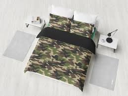 Army Green Camouflage Bedding Set Duvet