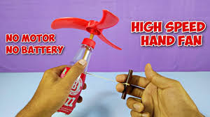 how to make hand fan without motor and