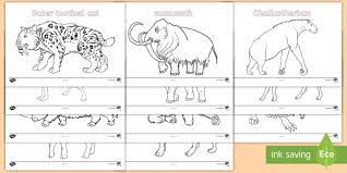 Push pack to pdf button and download pdf coloring book for free. Stone Age Animals Colouring Pages Stone Age Animals Large Display Cut Out