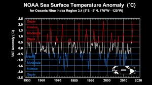 sea surface temperature anomaly plot