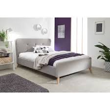 Carnaby King Size Bed Wood Fabric