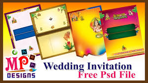wedding card psd collection free psd