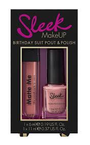 sleek makeup lip nail duo birthday